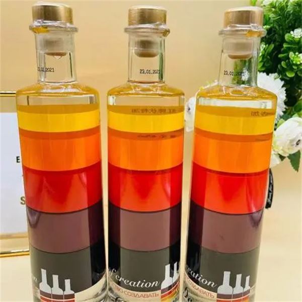 Color Spray Vodka Bottle